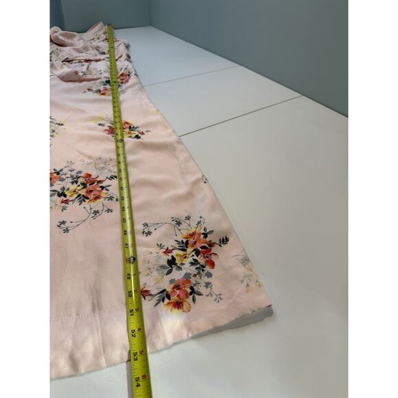 Anthropologie Akemi Kin Adia Jumpsuit Sz 6 Wide Leg Pink Floral Cottagecore - Picture 12 of 12